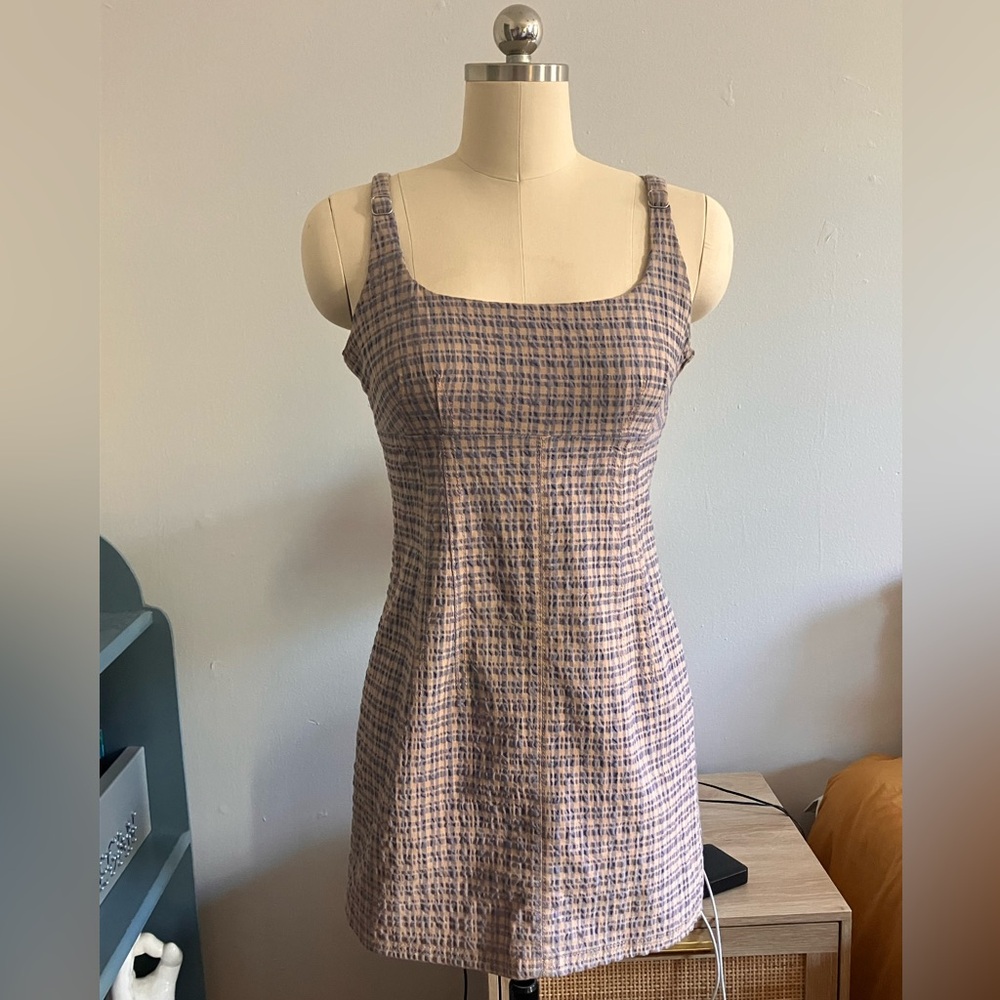 Urban Outfitter Checkered Mini Dress